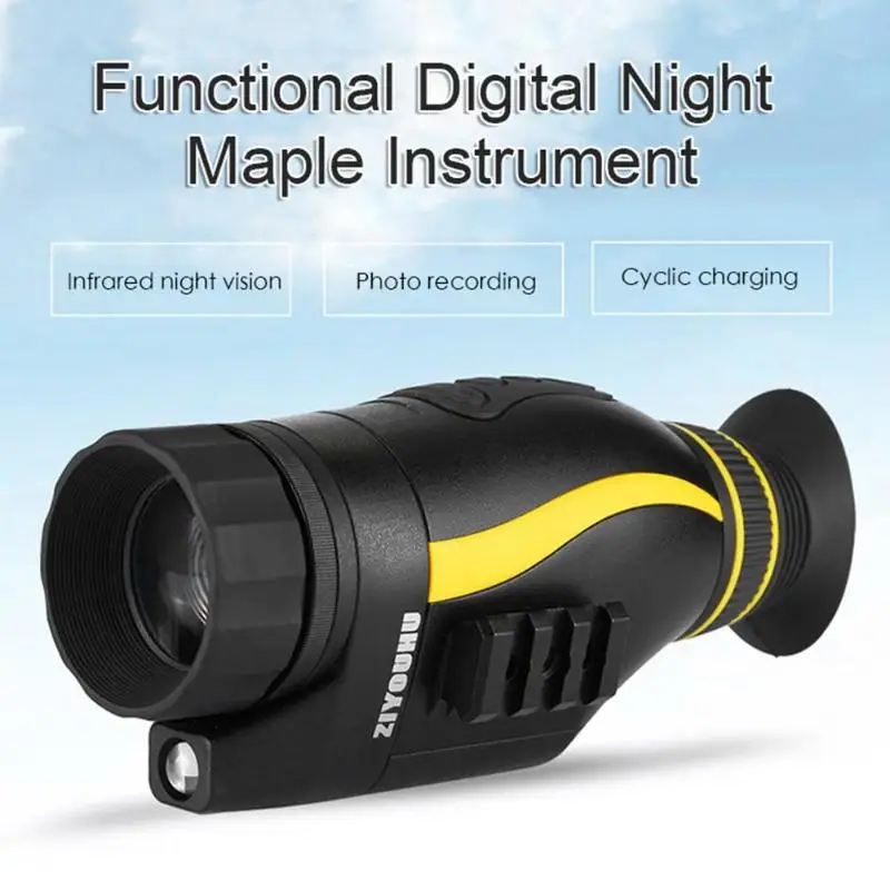 

4X Infrared Night Vision Monocular Telescope Built-in 1080P 2MP Digital Cam Infrared Night Vision Video Recorder Digital Camera