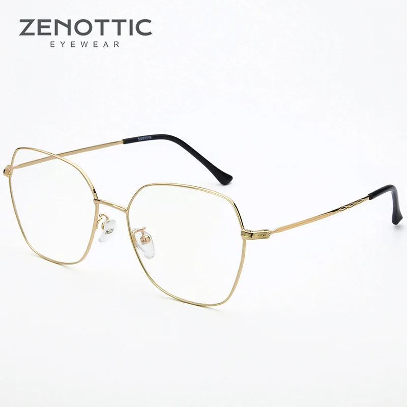 ZENOTTIC анти синий светильник компьютерные очки оправа для женщин фирменный дизайн