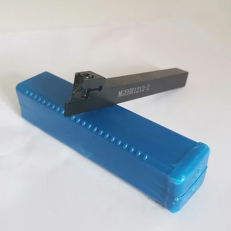 Practical CNC Lathe Turning Tool MGEHR1212-2 Cut-Off Tool Holder 12 x 12 x 100Mm Boring Bar+ 10Pcs MGMN200-G Carbide Inserts Bl