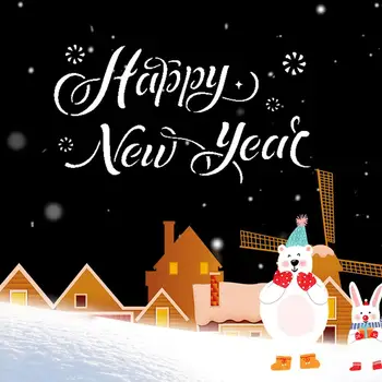 

Greeting Merry Christmas Template Stencil Christmas Gift Pattern Stencil DIY Scrapbooking/Cardmaking/Poster Plastic Sheet 4PC