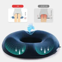 Donut Memory Foam Pillow Hemorrhoid Seat Cushion Tailbone Coccyx Orthopedic Medical Seat Prostate Chair Pilllow 1