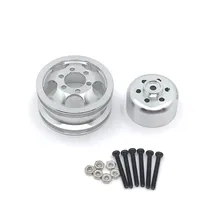 WPL modèle C14 C24 MN Henglong Feiyu JJRC RC, Modification générale de voiture, accessoires de mise à niveau en métal, moyeu de roue unique 1 pièce