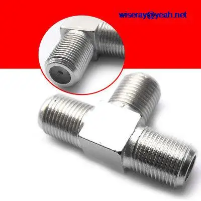 

DHL/EMS 250pcs F to 2 F female JACK adapter FOR TV MATV CCTV-A8
