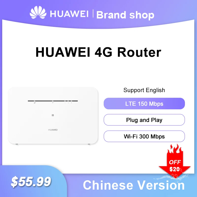 Разблокированный маршрутизатор Huawei 4G LTE CPE B311B-853 150 Мбит/с CAT4 с Sim-картой, беспроводной Wi-Fi роутер разблокированный беспроводной маршрутизатор huawei e5186 e5186s 22 4g lte fdd 800 900 1800 2100 mhz tdd2600mhz cat6 2600 мбит с