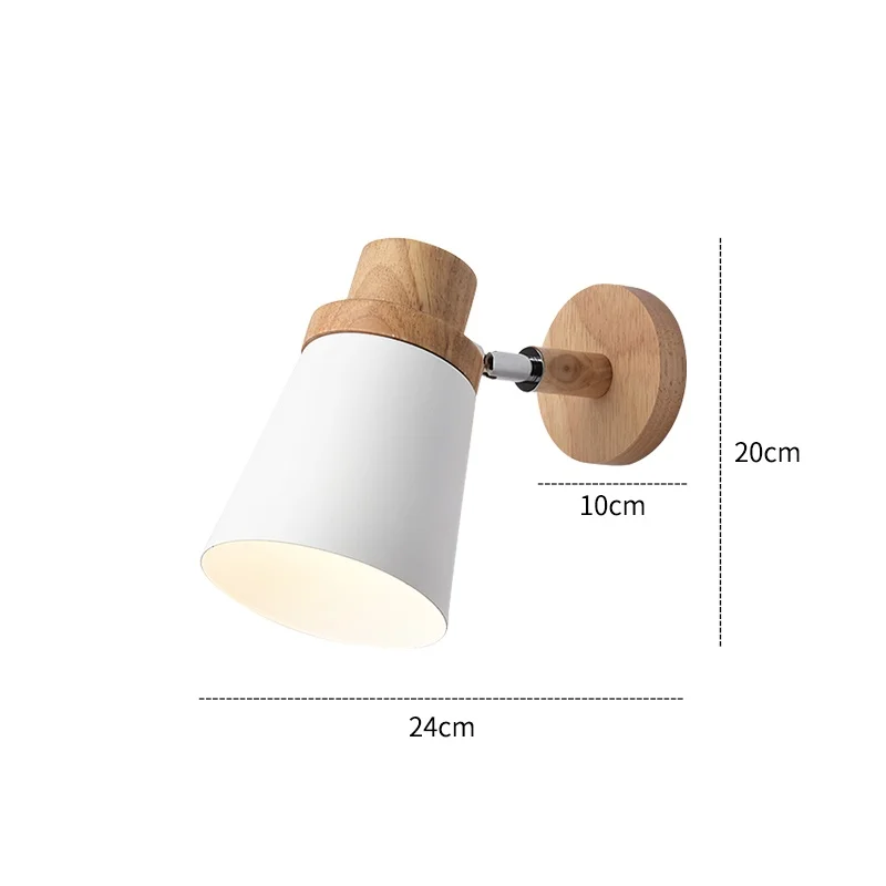 Современный настенный светильник светодиодный E27 лампа для спальни прикроватный настенный светильник макарун светильник