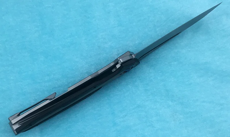 LEMIFSHE ZT0999 Флиппер складной нож M390 лезвие титановый сплав+ рычаг CF открытый кемпинг кухонный Фруктовый Нож EDC инструмент