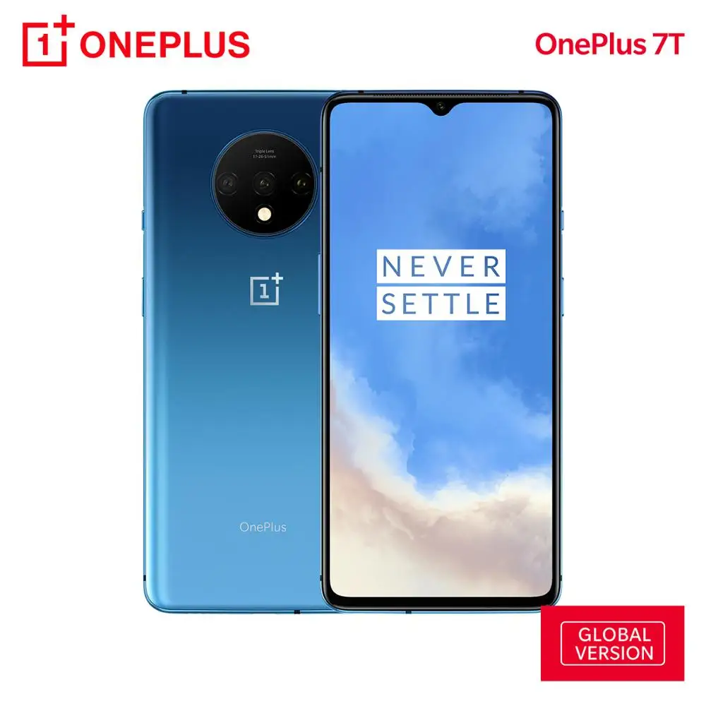 OnePlus 7T глобальная Версия 8 ГБ 128 Восьмиядерный процессор Snapdragon 855 Plus тройная камера