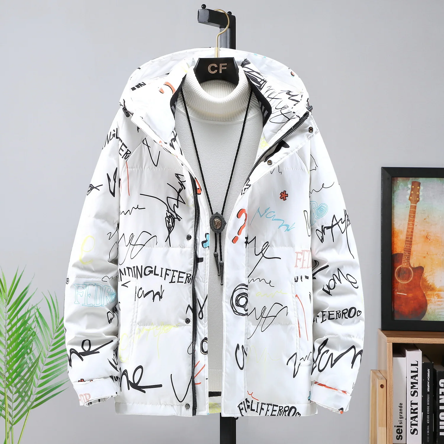 2022 Winter New Men's Hooded Down Jacket Youth Casual Man Jacket Warm Down Jacket Man's Winter Puffer Jacket Men Autumn Coat