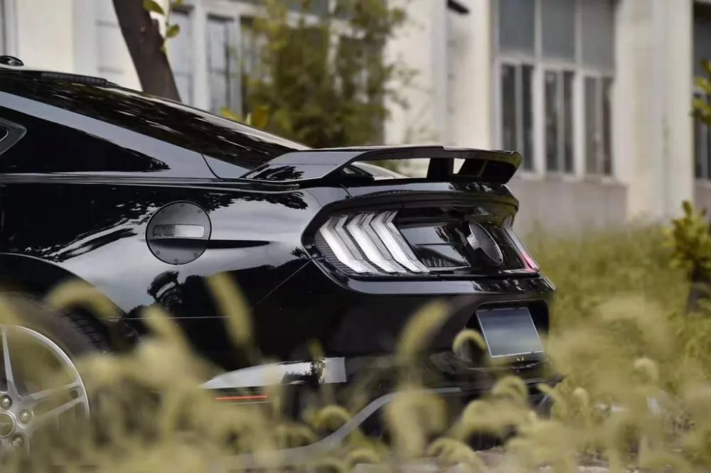 Спойлер для Mustang 205- для Ford Mustang спойлер GT ABS Пластиковый материал заднее крыло автомобиля цветной задний спойлер