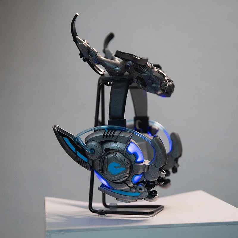 

2023 флюоресцентная Беспроводная bluetooth-гарнитура HANDCRAFT-MR.H в стиле панк для Хэллоуина