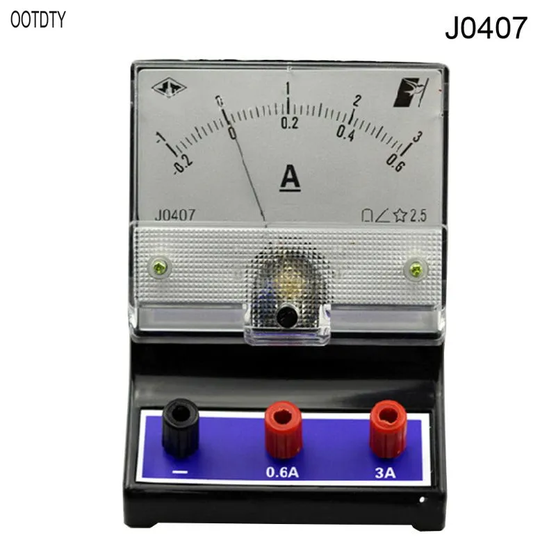

OOTDTY 30-0-30A Galvanometer Scientific Current Sensor Sensitive Ammeter High Precision Ampere Meter Current Detector