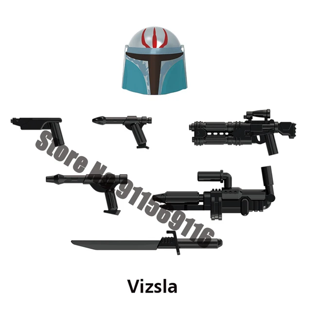 Mandalorian Building Block Jango Boba Fett Grogu Baby Yoda Pre Vizsla Bo-Katan Din Djarin Sabine Wren Star Brick Figure Wars Toy X1663
