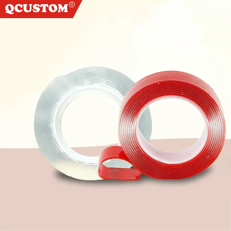 

Reuse Tape Removable Waterproof Clear Transparent Adhesive Nano 3m Tape Stick Traceless Double- Sided Washable dubbelzijdig tape