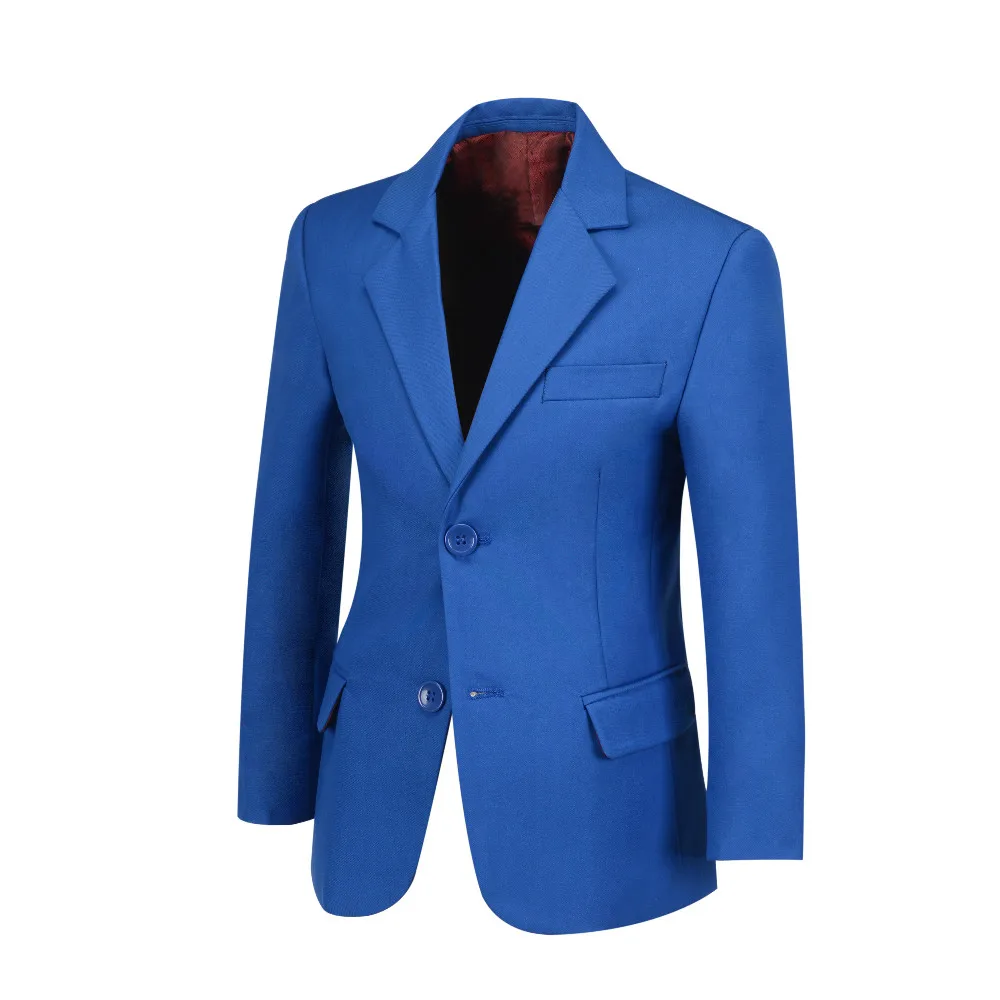 Blue YuanLu, Детский костюм для мальчиков, костюм с блейзером, вечерние костюмы, смокинг для малышей, 1 предмет, блейзер, несколько цветов - Цвет: Blue
