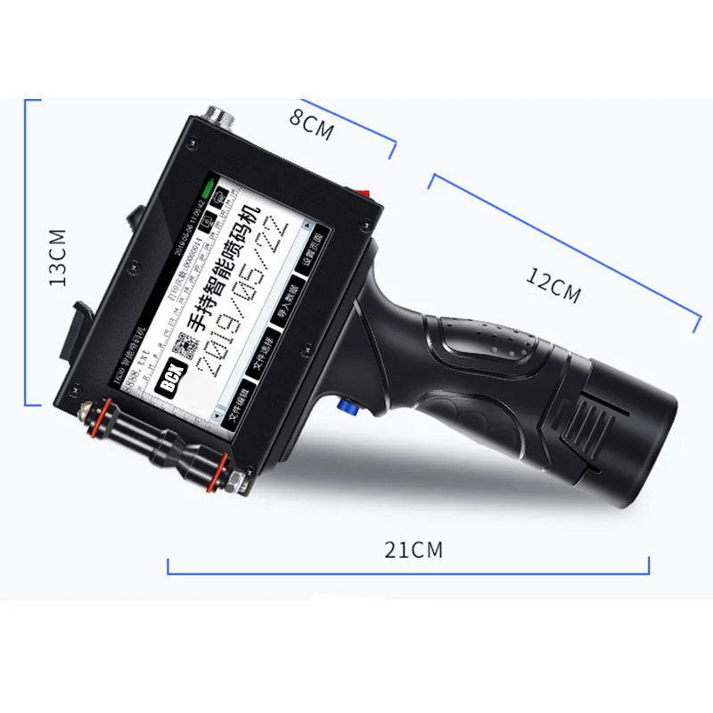 Handheld Inkjet Printer Solvent Ink Date Code Printer Portable Qr Code Printer For Plastic Glass Metal Box Best Price