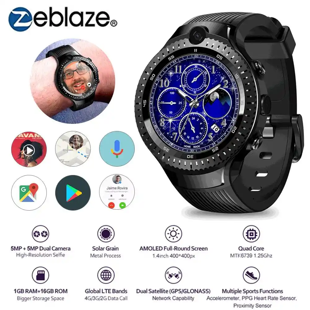zeblaze thor 4 dual 4g smartwatch