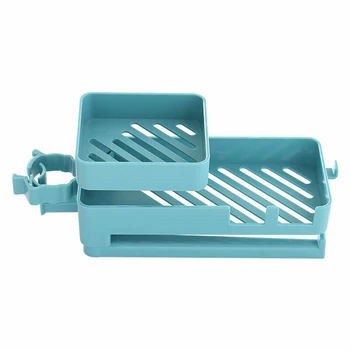 

Newest Double Layer Rotatable Rag Sponge Basket Faucet Drain Rack Organizer Durable