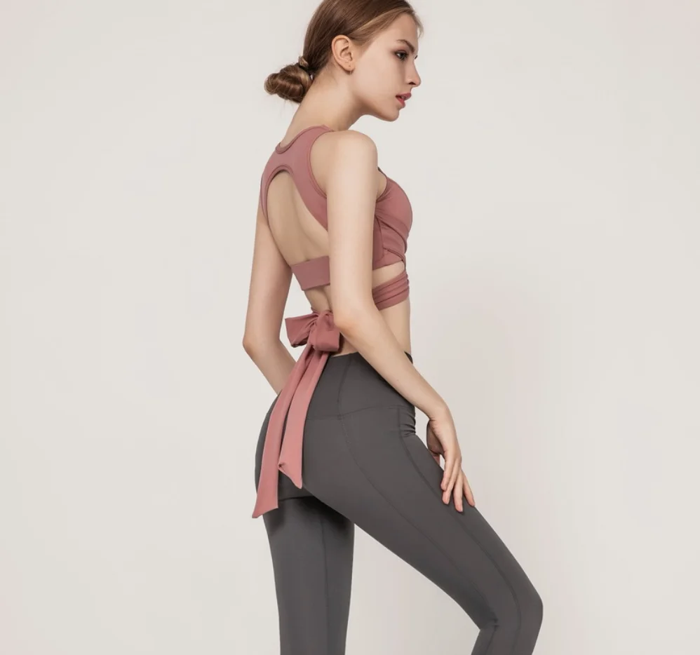 

women yoga dancing sport bra fitness leggings sets good quality ballet style