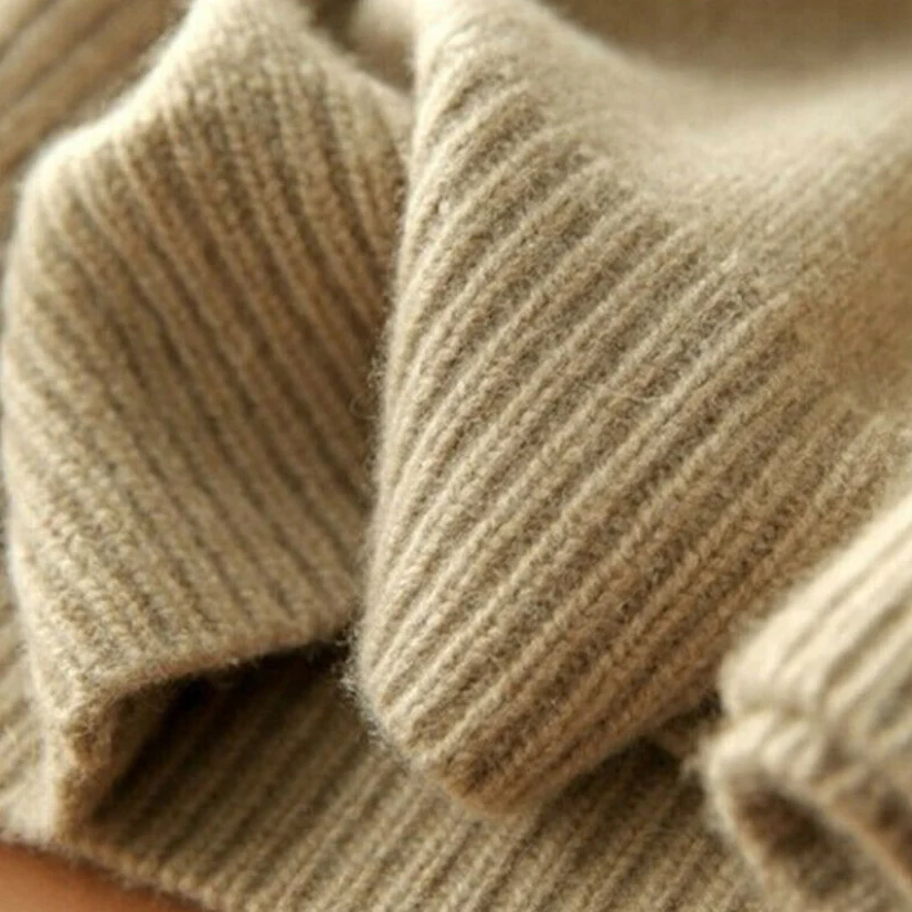 Solid Winter Elegant Women Wool Sweater 2020 Autumn Streetwear Turtleneck Long Sleeve Thicken Warm Female Basic Sweaters Top