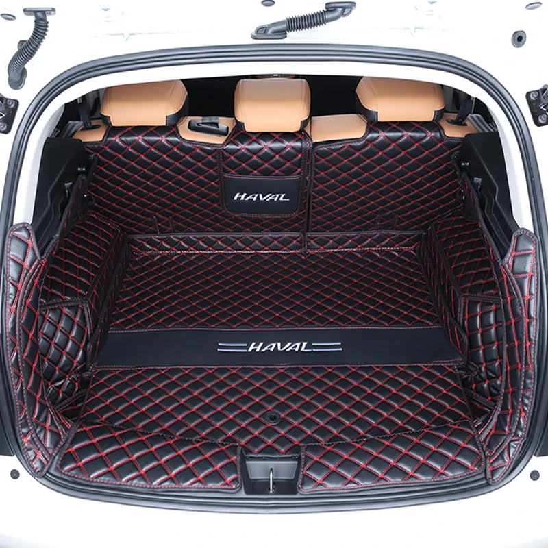 Polymères de coffre de voiture en cuir, doublure de cargaison pour Haval  H6, 2020, 2021, 2022, 2023, tapis de coffre arrière, couverture complète,  coussin de protection de tapis automatique - AliExpress