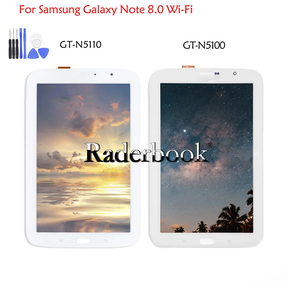 100% тест для Samsung Galaxy Note 8 0 N5100 N5110 GT-N5100 GT-N5110 ЖК-дисплей сенсорный экран дигитайзер