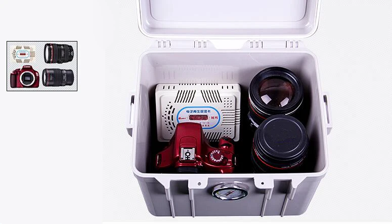 Waterproof Shockproof Hard Case Dry Moistureproof Storage Seal Box Hygroscopic Card For Camera and Lens Accessories 3