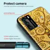 Coque souple en Silicone pour Huawei, compatible modèles P30, P40, P20 Pro, P10 Lite, P Smart 2022, 2022, Van Gogh, Starry Klimt Kiss ► Photo 3/6