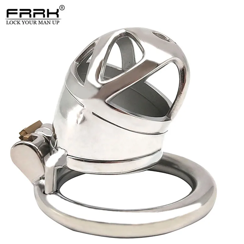 Мужская клетка верности FRRK из нержавеющей стали 304 кольцо для пениса Пояс секс