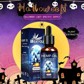 

Halloween Hemp Oil Head Pain Relief Oil Skin Oil Anxiety Sleep Anti Inflammatory Extract Drops Hemp Seed Oil For Better Sleep