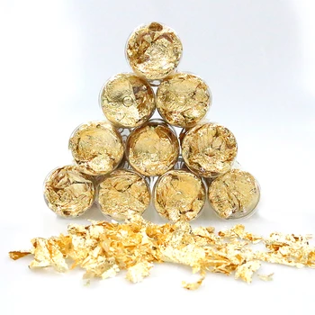 

3g 5/10/20/50PC Cake Decoration Facial Mask Arts Crafts Paper Home Gold Foil Gilding Decor Gold Leaf Edible Gold Foil Sheets