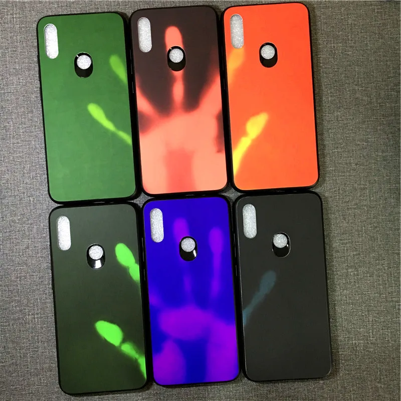 Cong плата самая последняя Термальность Сенсор чехол для телефона для Xiaomi 9 9se 8 6 Модная термическая силиконовая чехол для телефона для Redmi note7 7 note5 6