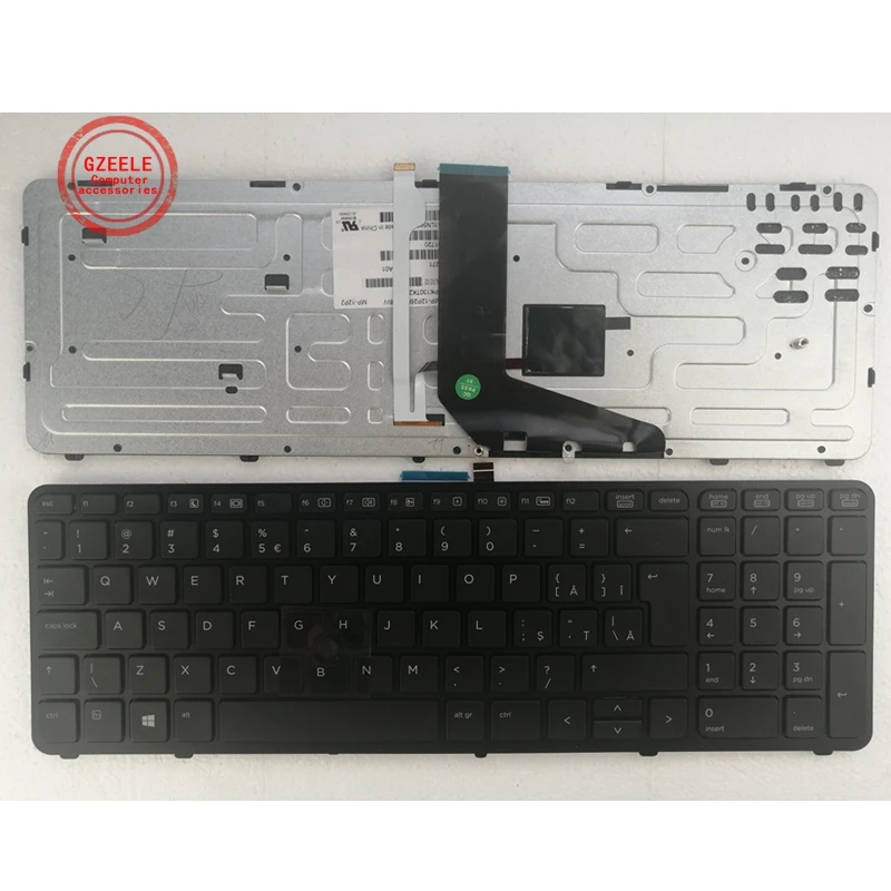 Gzeele Novo Inglês Teclado do Portátil para hp para Zbook 15 g1 Zbook 15 g2 Zbook 17 g1 Zbook 17 g2 - Imagem 2