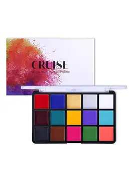 

15 Colors Face Painting Body Makeup Non Toxic Safe Water Paint Oil Christmas Halloween Cosplay Costumes Party Tools