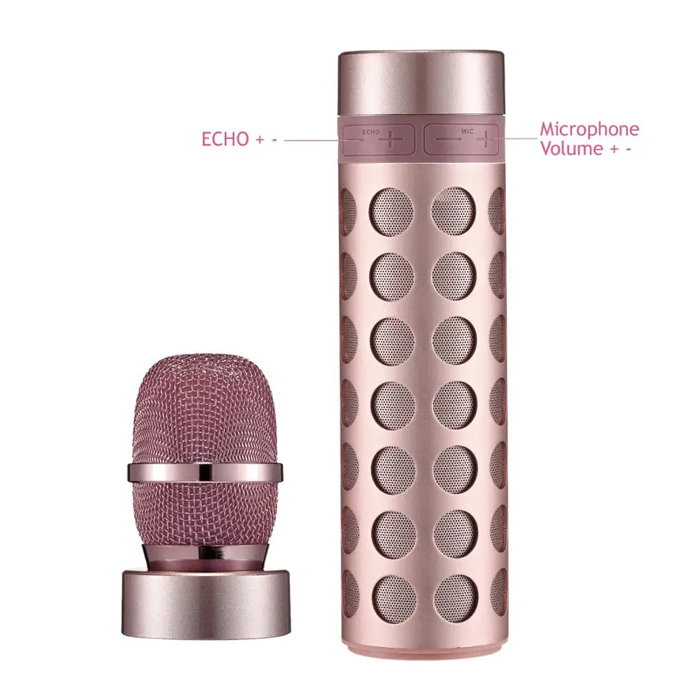 P7 05 караоке микрофон громкой связи Bluetooth Динамик 2 в 1 Ручной петь и Запись