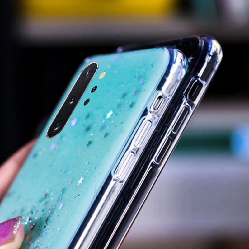 Luxury Glitter Star Case For Samsung Galaxy A70 A50 A10 A20 A30 A60 A80 A90 A20S A10S A20E Note 10 9 8 S10 S9 S8 Plus S10E Cover