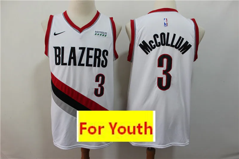 7 Сезон Молодежный baskeball Портленд#0 Damian Lillard#3 c. J. McCollum детская Майки - Цвет: 7