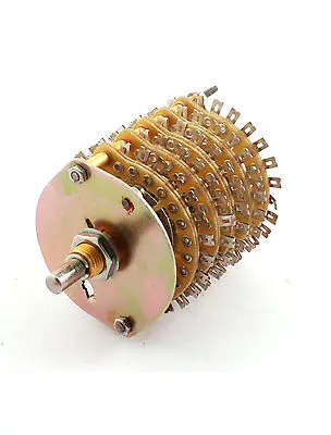 DIY регулятор громкости 5P23T 5 полюс 23 бросок 5 вафель Селекторный поворотный переключатель