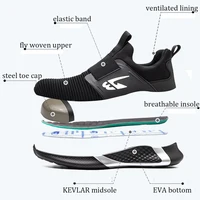 Men's Steel Toe Casual Work Sneakers