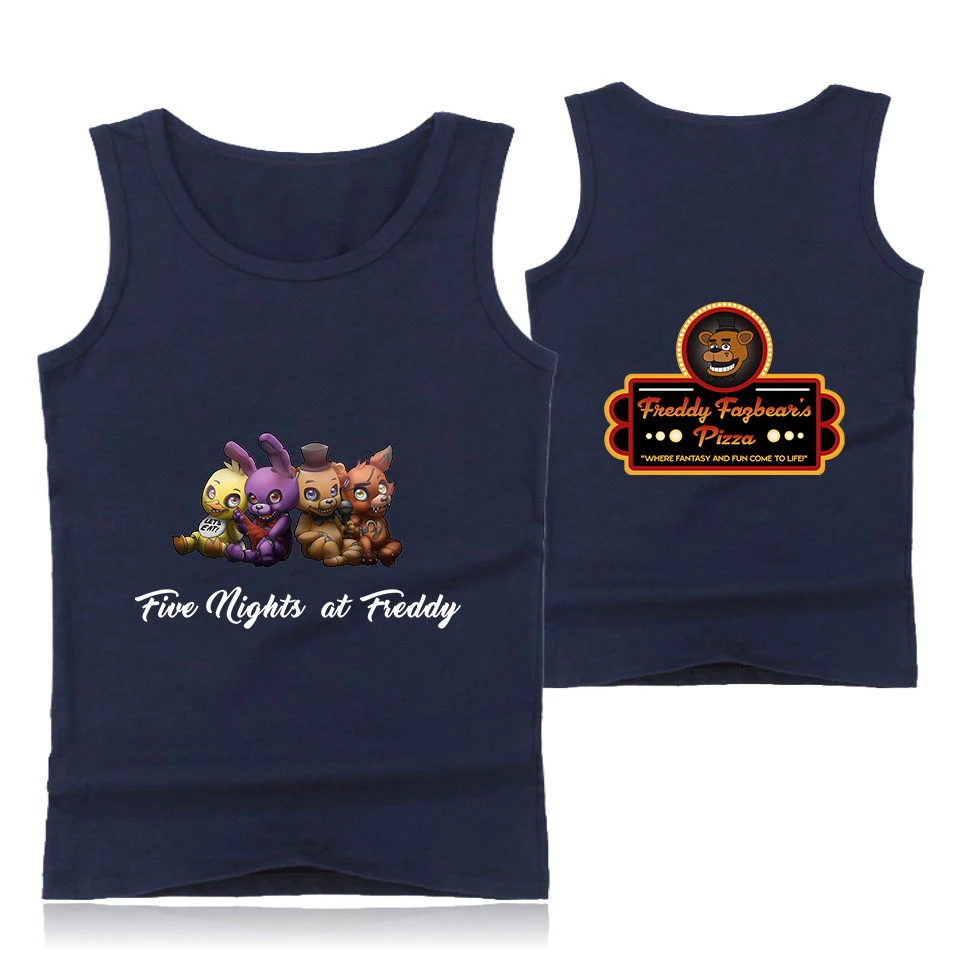 Five Nights at Freddy harajuku Gyms, майка без рукавов для тренировок, Мужская одежда для бодибилдинга, спортивный жилет, мужские майки