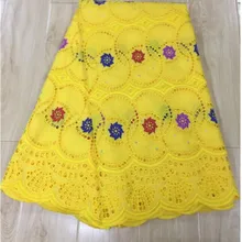 Tissu африканская кружевная ткань швейцарская вуаль кружево высокое качество нигерийское швейцарское сухое кружево с камнями парчовая ткань 5 ярдов/партия