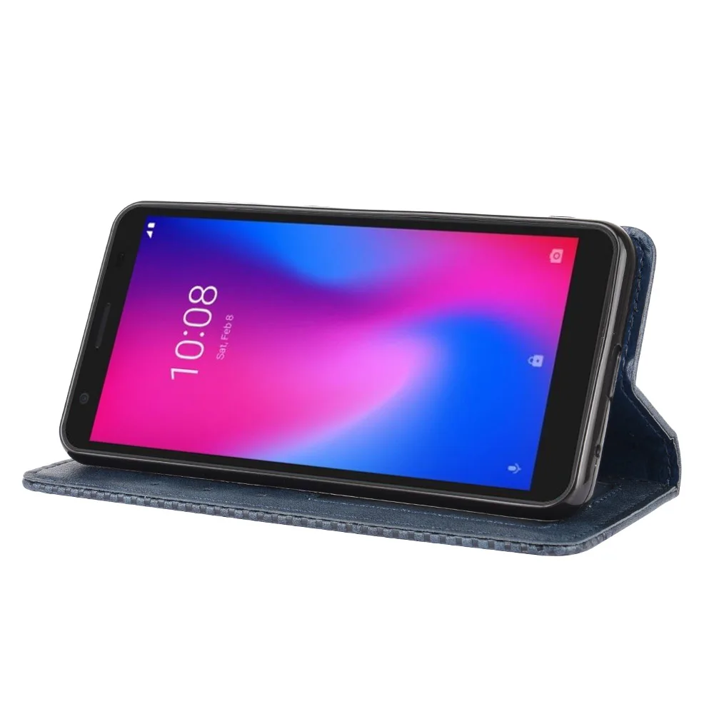 Leather Wallet Flip Case - 5.45 inch Back Cover