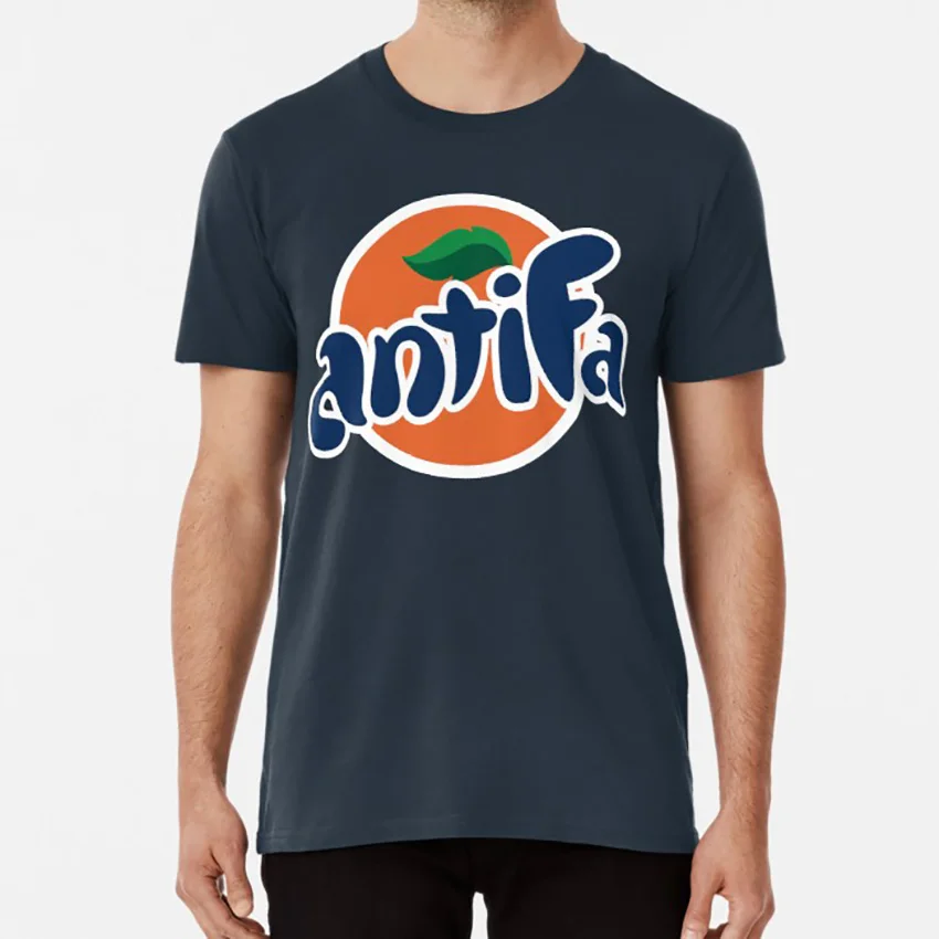 

Antifa - Fanta Parody T shirt antifa fanta political trump hate love sbubby politics company
