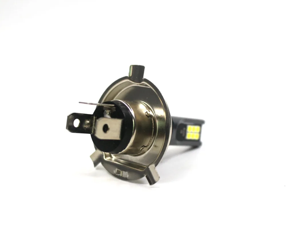 2 шт. H4 3030 12SMD Автомобильный светодиодный белые фары противотуманные фары