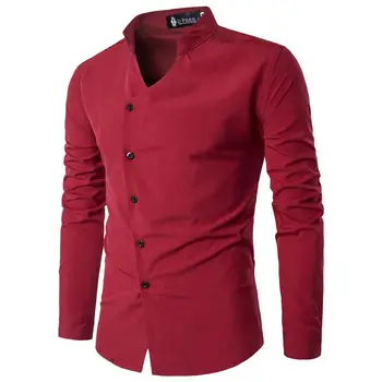 

Men Shirts Brand-clothing Cotton Slim Male Plus Size Dress Shirts Men Soft Solid Men's Shirts Camisa Social Chemise Homme