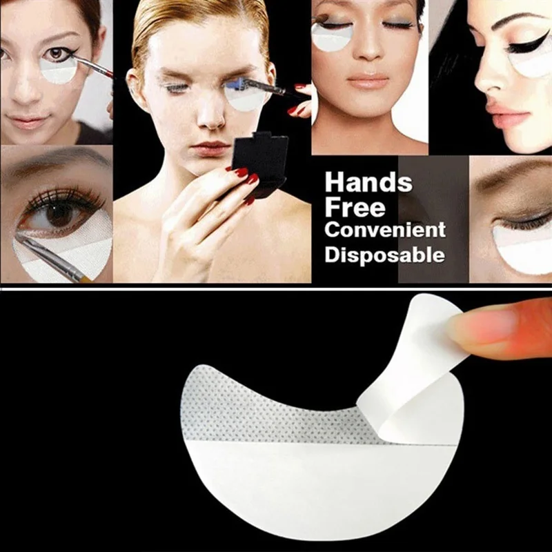 

TOP 2/10 Pcs Fashion Eye Shadow Shield Eyeshadow Patch Protector Pads Eyes Lips Makeup Application Tool