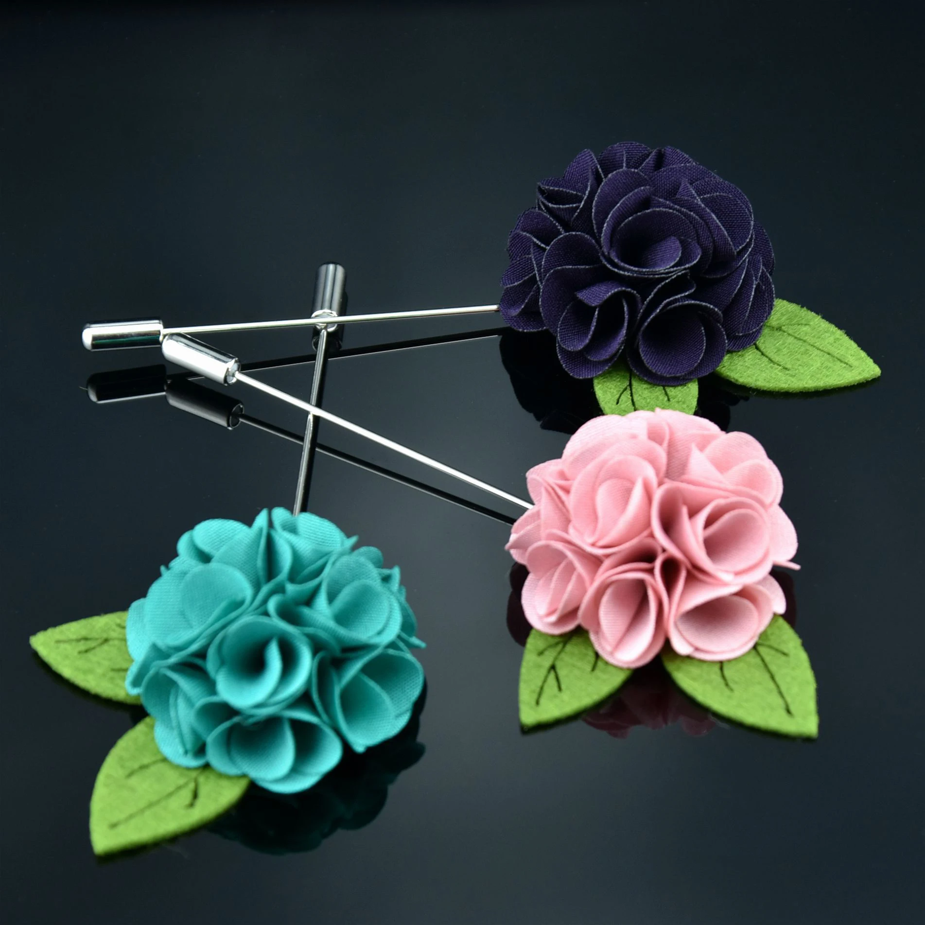 Мужская брошь ручной работы цветок на лацкан для свадьбы банкета коктейльного