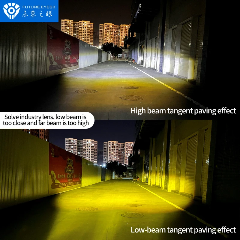 Future Eyes F150 Motorcycle Led Spotlight 6000 LM Electric Vehicle Auxiliary Road Far And Near Light Tangent Light Flashing Lens Motorcycle Led Lights Led Motorcycle Lights Led Lights Motorcycle Driving Lights