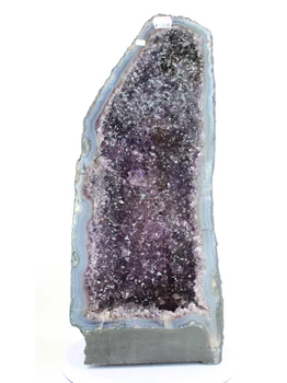 

AMETHYST Geode Cluster - Incredible Natural mineral beauty from Brazil - Extra Qual. - Measure: 13,9 KG - 48 x 21 x 16 CM