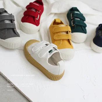 

Kids Shoes Girls Boys Top Brand Sneakers Canvas Children Breathable Shoes 2019 Spring Running Sport Baby Soft Casule Sneaker