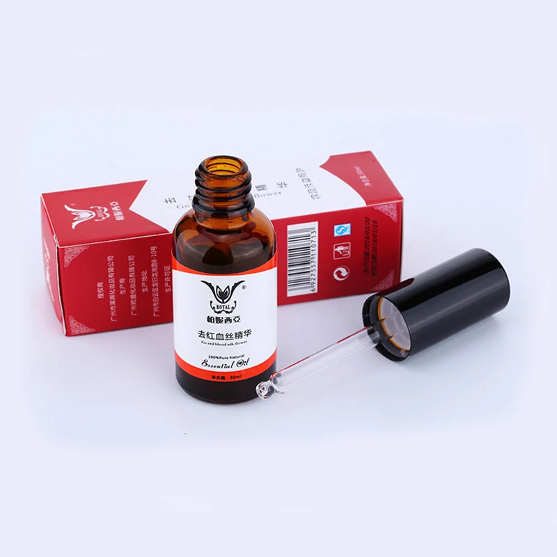 Анти-spider Vein масло для лица удаление красно-кровяного шелка ремонт эфирных масел Чувствительная обработка кожи ЛИЦА ПРАЙМЕР Прямая